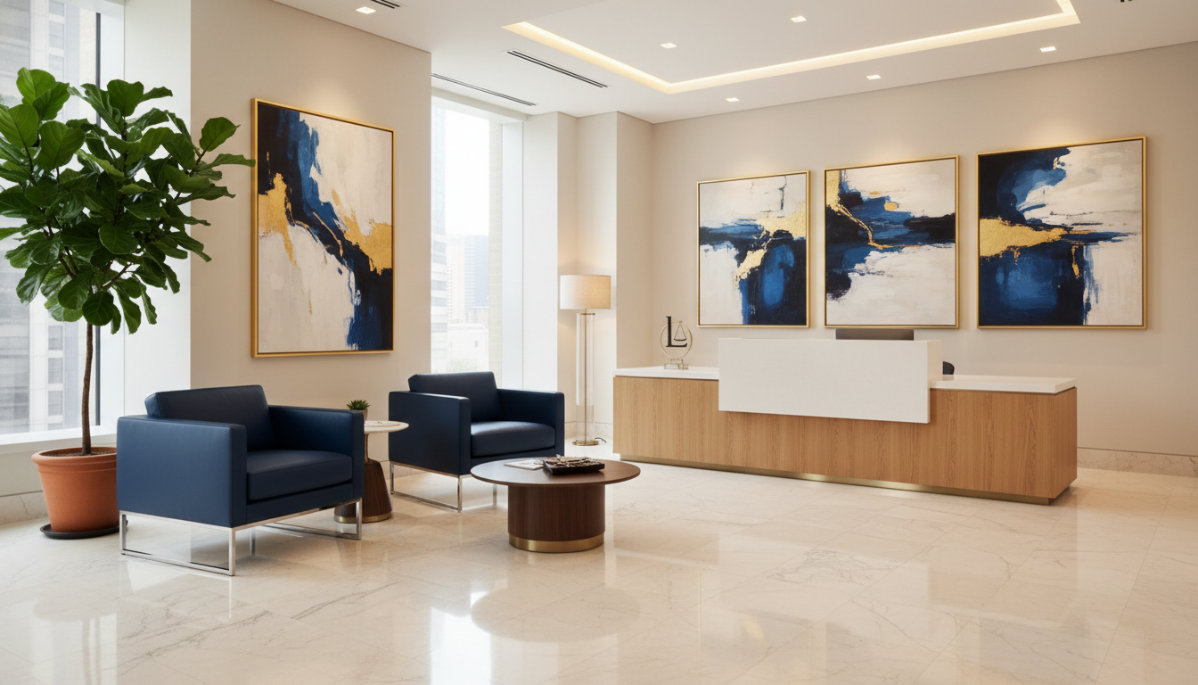 Law firm reception area